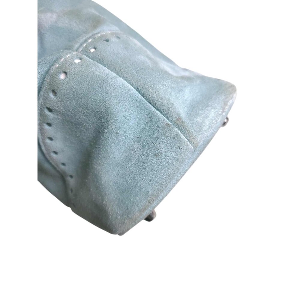 COACH Vintage Hamptons Aquamarine  Y2K Suede Satchel with Wristlet - Picture 13 of 13